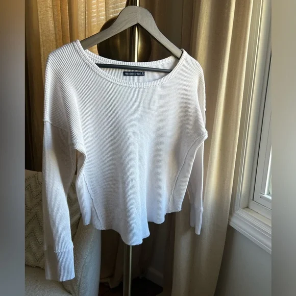Abercrombie & Fitch Long Sleeve Thermal Tee | Small - Picture 1 of 10